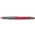 Druckkugelschreiber Loox rot mit weicher Soft-Grip-Zone, metallclip