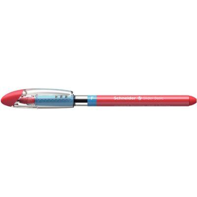 Kugelschreiber SLIDER Basic 0,7mm Strichstärke F, Visco Glide, rot