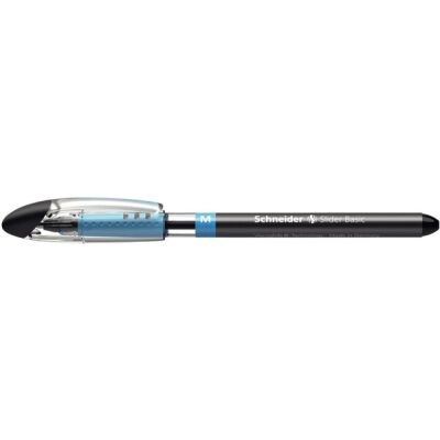 Kugelschreiber SLIDER Basic 1,0 mm Strichstärke M, Visco Glide ,schwarz
