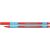 Kugelschreiber Slider Edge XB, rot, Visco Glide, gleitendes schreiben, gummierter Dreikant-Schaft, Edelstahlspitze