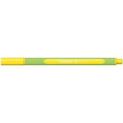 Fineliner Line-Up 0,4 mm, golden-yellow, ruschfest, mit gummierten, ergonomischen Dreikantschaft, Gehäuse aus 88% biobasiertem Kunststoff