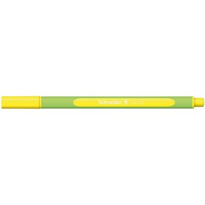Fineliner Line-Up 0,4 mm, neon-gelb, ruschfest, mit gummierten, ergonomischen Dreikantschaft, Gehäuse aus 88% biobasiertem Kunststoff
