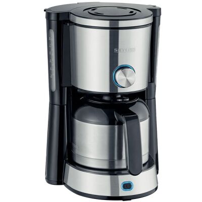 Kaffeemaschine KA 4845 f. 8 Tassen 1 L, edelstahl/schwarz, max. 1000W