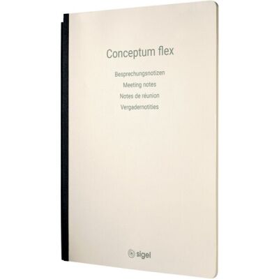 Notizheft Conceptum flex,Besprechnungs notizen, Protokoll, 92 Seiten, 80 g,