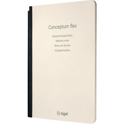 Notizheft Conceptum flex,Besprechnungs notizen, Protokoll, 92 Seiten, 80 g,