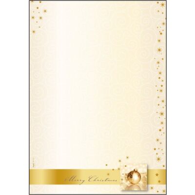 Weihnachts-Motiv-Papier, GoldenTimes A4, 90 g, für Ink/Laser/Copy