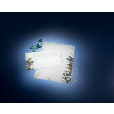 Weihnachts-Motiv-Papier Chr. Garland Feinpapier für Ink/Laser/Copy 90g/qm