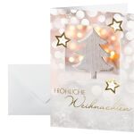 Weihnachts-Karten inkl. Umschläge, Glowing Christmas...