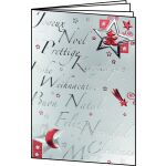 Weihnachts-Karten inkl. Umschläge Silver Star...