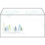 Weihnachts-Umschlag Trees DL, 90g, gummiert, für...