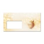 Weihnachts-Umschlag Brightness DL, Fenster, 90 g, gummiert