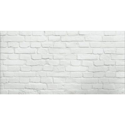 Glas-Magnetboard Artverum, Design- White-Klinker, inkl. extra starker