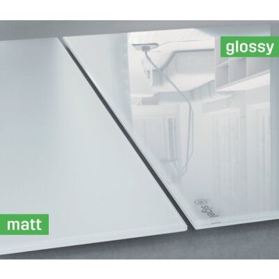 Glas-Whiteboard Artverum 2000 x 1000 mm, weiß, inkl. zwei extra-starker SuperDym-Magnete und Befestigungsmaterial, Tempered Glas /Sicherheitsglas (ESG)