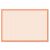 Papier-Schreibunterlage, Graph, millimeterkariert, weiß/orange, 59,5 x 41 cm, 80 g, 30 Blatt