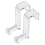 Flipchart-Haken transparent, 2er Pack. Hochwertig,...