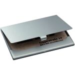 Visitenkarten-Etui Alu,silber,matt für Karten bis...