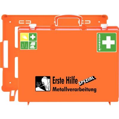 Erste-Hilfe-Koffer SPEZIAL Metallverarbeitung, 400 x 300 x 150 mm