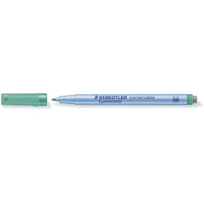 Folienstift Lumocolor correct M grün ca. 1,0mm, wasserlösliche Tinte