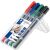 Lumocolor duo permanent Marker 4er Etui in rt,bl,gn und sw