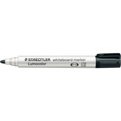 Whiteboardmarker Lumocolor 2 mm Rundspitze schwarz nachfüllbar