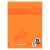 Collegeblock, A4, liniert 80 Blatt, orange , 90 g/qm, LIN.25, mit Randlienien