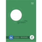 Heftschoner, DIN A5, Recycling Papier 150 g/qm, grün