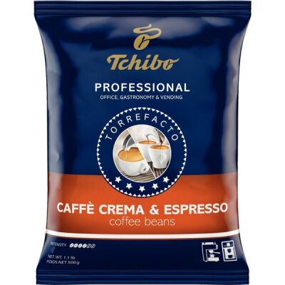 Tchibo Professional Caffè Crema & Espresso, ganze Bohnen, 500 g, Intensität: 4