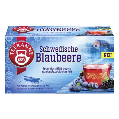 Tee Schwedische Blaubeere, VE = 20 Beutel x 2,25g.