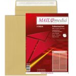 Faltentasche C4, 40mm Falte, HK, 130 g/qm, braun