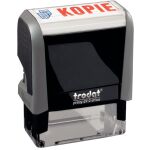 Stempel Printy Motiv/Text KOPIE Abdruck: blau/rot 46x17mm