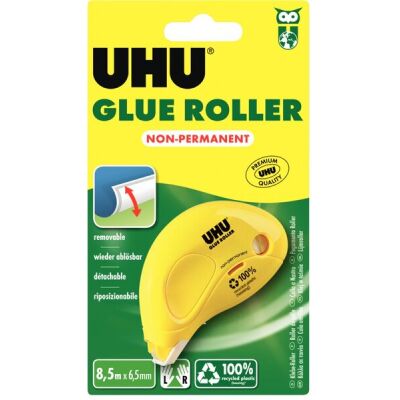 Kleberoller non-permanent, 6,5mm x 8,5m, Infokarte