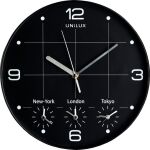 Quarz-Wanduhr "On Time", schwarz, Ø 30,5...
