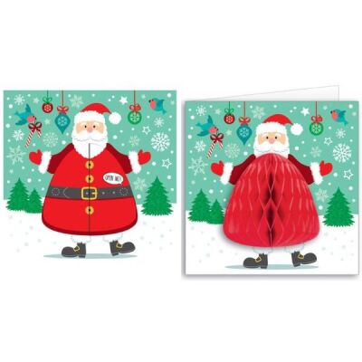 SUSY CARD Weihnachtskarte Honeycom b Xmas Man (40014272)