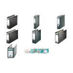 LEITZ Hartpappe-Ordner, 180 Grad, D IN A5 quer, 56...