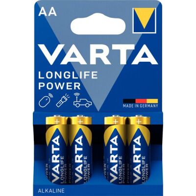 Batterie Mignon Longlife Power, AA, 1,5V, Alkali-Mangan, VE = 1 Blister = 4 Batterien