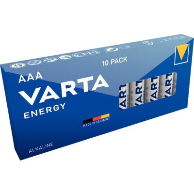 Batterie Alkaline, Micro, Energy, AAA LR03, 1.5 V, VE = 1 Packung = 10 Stück