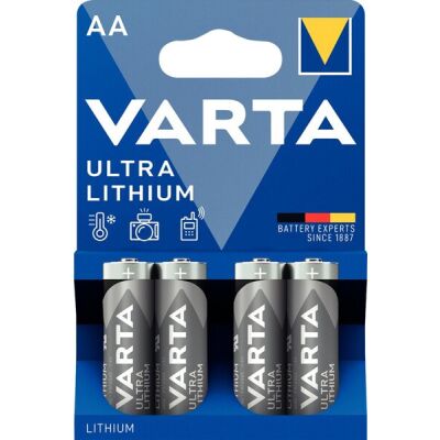 Batterie Lithium Mignon AA 4er Blister Packung