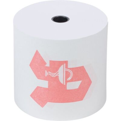 Apothekenrollen 76 mm x 60 m, Kerndurchmesser  12 mm,  Rollendurchmesser 80 mm, 1 Karton = 10 Stangen à 5 Rollen