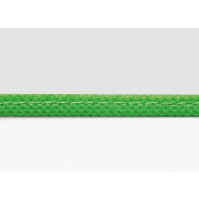 Buchhülle, 225 x 540 mm, mit Lasche, grüner Rand