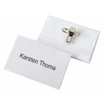 Namensschild, 90 x 57 mm, matt