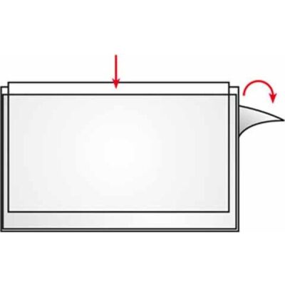 Visitenkartentasche, selbstklebend, 112 X 62 mm