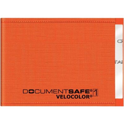 Document Safe 1, Schutzhülle passend für eine Karte, Maße: 63 x 90 mm, orange