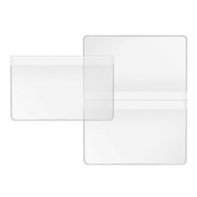Scheckkartenhülle, transparent, VE = Packung = 20 Stück