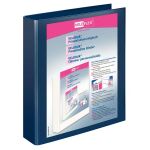 Präsentationsringbuch Velodur, A4, 4-Ring 30 mm, blau