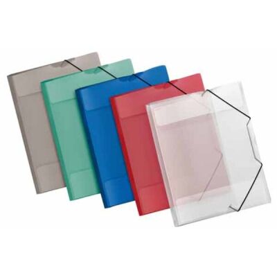 Ordnungsmappe Crystal, A4, blau