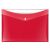 Dokumententasche, DIN A4, rot, mit zusätzlicher Tasche, VE = Packung = 6 Stück