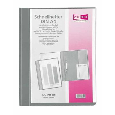 Schnellhefter, A4, grau