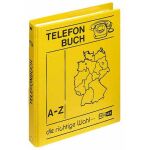 Telefonringbuch, A5, gelb, 4-Ring 16mm