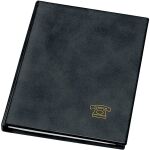 Telefonringbuch, A5, schwarz, PVC, 4-Ring, 16mm,...