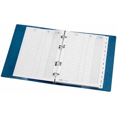 Karton Ersatzeinlagen, A5, 25tlg,, für Telefon und Faxringbücher